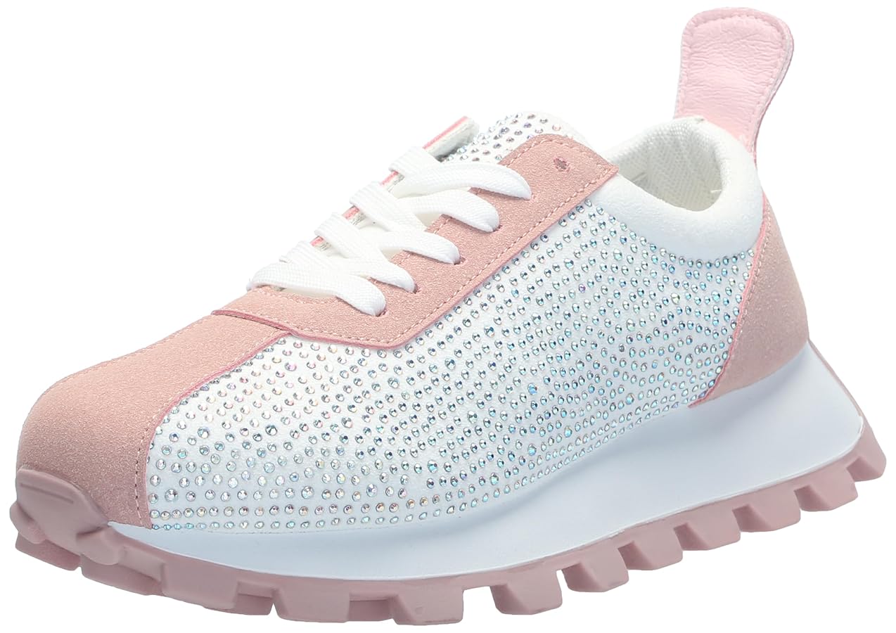 Amazon.com | YOKI WAVE-30 Women's Rhinestone Bling Lace up